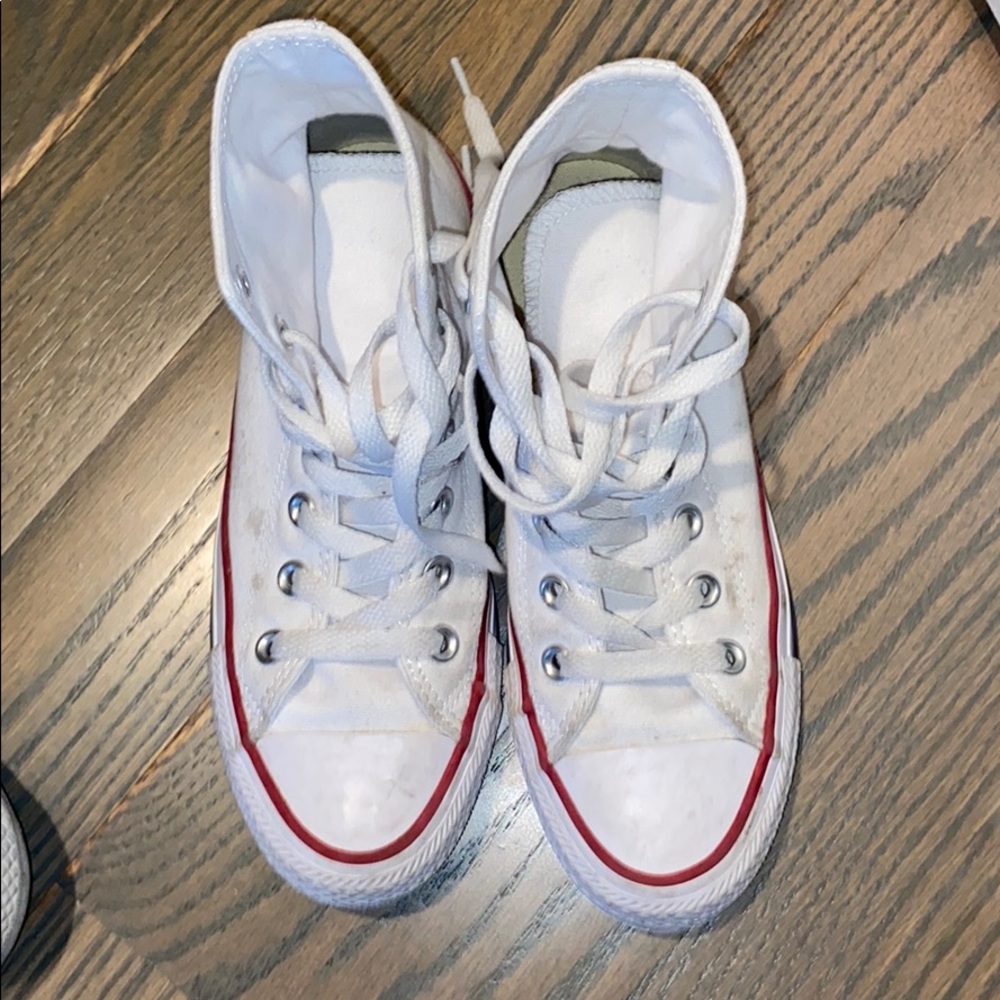 White High Top Converse